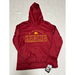 Gen2 Winthrop Eagles Youth Hoodie Maroon Performance Fleece 9K4B7FGA3 M 10/12